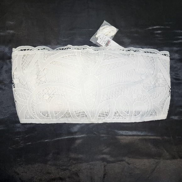 American Eagle White  Crop Top Size L - Picture 5 of 5